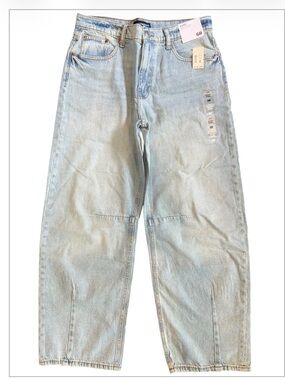 NWT Aeropostale baggy barrel non stretch light wash 6R